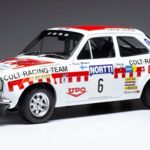 Modellino auto rally scala 1:18 Ixo Model  FORD ESCORT MK I RS 1600 N.6 1000 LAKES RALLY 1973 MIKKOLADAVENP. modellismo statico collezione