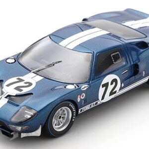 Modellino auto scala 1:43 Spark Model  FORD GT40 N.72 3rd 2000 Km DAYTONA 1965 B.BONDURANT-R.GINTHER racing modellismo statico