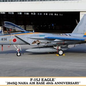 Modellino aerei da costruire model kit di montaggio Hasegawa F-15J EAGLE 204SQ NAHA AIR BASE 40 ANNIV. KIT 1:72 modellismo statico collezione