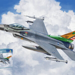 Modellino aerei da costruire model kit di montaggio Italeri  F-16C FIGHTING FALCON KIT 1:48 modellismo statico collezione