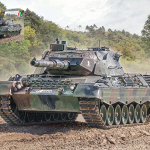 Modellino carri armati TANK model kit di montaggio Italeri  LEOPARD 1 A 5 KIT 1:35