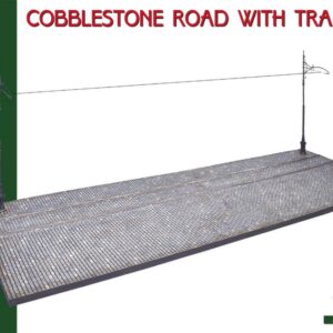 Modellino  Miniart  COBBLESTONE ROAD WTRAM LINE  KIT 1:35 modellismo statico collezione
