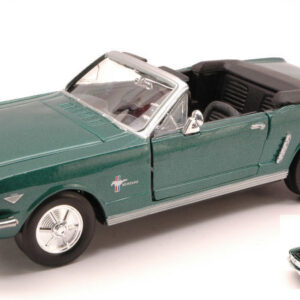 Modellino auto scala 1:24 MotorMax  FORD MUSTANG CONVERTIBLE 1964  diecast modellismo statico