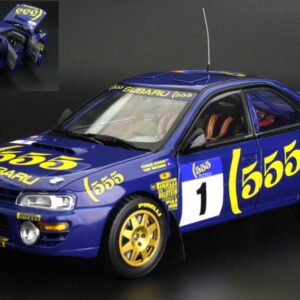 Modellino auto rally scala 1:18 SunStar  SUBARU IMPREZA 555 N.1 WINNER HONG KONG 1994 BOUMESIRCOMBE modellismo statico collezione