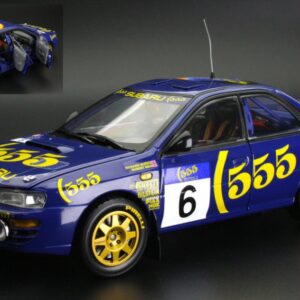 Modellino auto rally scala 1:18 SunStar  SUBARU IMPREZA 555 N.6 HK-BEJING RALLY 1994 BURNSREID modellismo statico collezione
