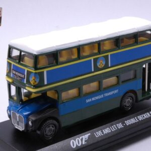 Modellino auto scala 1:64 AUTOBUS DOUBLE DECKER modellismo statico collezione