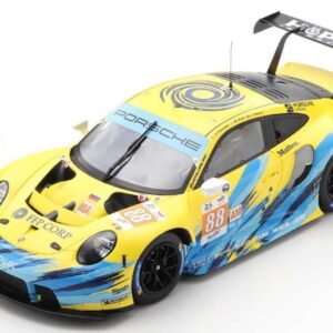 Modellino auto scala 1:43 Spark Model PORSCHE 911 RSR-19 N.88 LM 2022 F.POORDAD-M.ROOT-J.HEYLEN racing modellismo statico