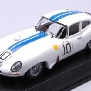 Modellino auto scala 1:43 Best Model  JAGUAR E TYPE COUPE' N.10 LM 1962 CUNNINGHAM-SALVADORI racing modellismo statico