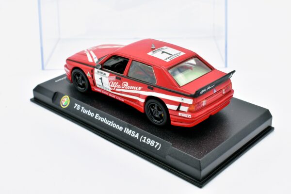 Modellino auto racing scala 1:43 Alfa Romeo 75 Turbo Evoluzione IMSA diecast modellismo statico - Image 4