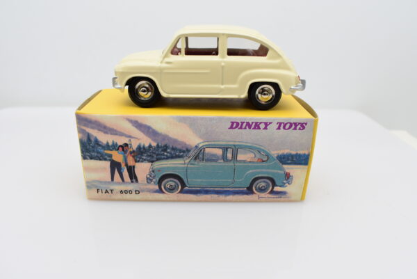 Modellino auto dinky toys 1:43 Fiat 600 D de agostini collezione - Image 3