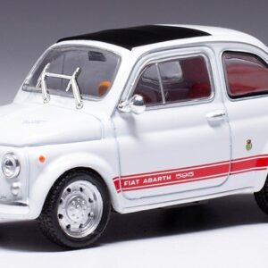 Modellino auto scala 1:43 Ixo Model  FIAT ABARTH 595 SS 1957 WHITE diecast modellismo statico