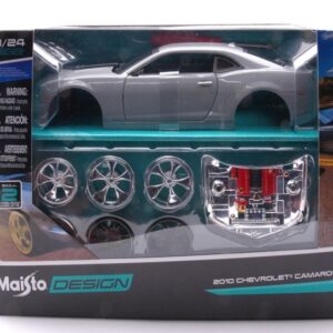 Modellino model kit di montaggio  Maisto  CHEVROLET CAMARO SS 2010 GREY KIT 1:24 modellismo statico collezione