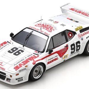 Modellino auto scala 1:43 Spark Model  BMW M1 N.96 LM 1980 F.ALLIOT-J.GUERIN racing modellismo statico