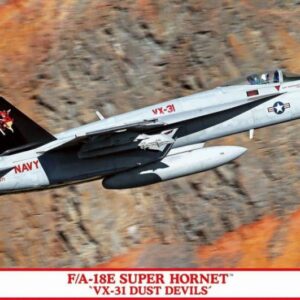 Modellino aerei da costruire combattimento model kit di montaggio Hasegawa FA-18E SUPER HORNET VX-31 DUST DEVILS KIT 1:72 modellismo statico collezione