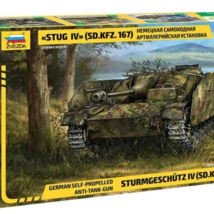 Modellino kit di montaggio carri armati tank Zvezda  STUG IV GERMAN WWII STURMGESCHUTZ IV KIT 1:35 modellismo statico collezione