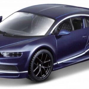 Modellino auto scala 1:32 Burago BUGATTI CHIRON BLUE diecast modellismo statico