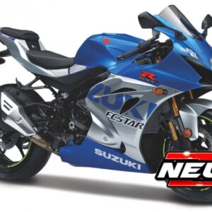 Modellino moto scala 1:18 SUZUKI GSX-R 1000 R 2021 BLUE motor bike diecast modelllismo