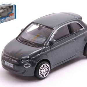Modellino auto scala 1:43 Burago  FIAT 500e LA PRIMA 2021 GUN GREY diecast modellismo statico