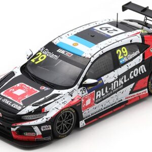 Modellino auto scala 1:43 Spark Model HONDA CIVIC TCR N.29 WINNER RACE 1 ZOLDER 2020 NESTOR GIROLAMI racing modellismo statico
