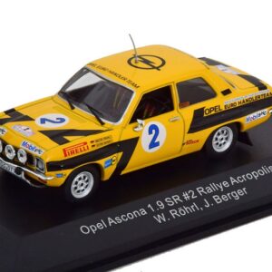 Modellino auto CMR scala 1:43 OPEL ASCONA 1.9 SR N.2 RALLY ACROPOLIS 1975 ROHRL-BERGER