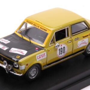 Modellino auto rally scala 1:43 Rio  FIAT 128 RALLY N.190 RALLY SAN MARTINO DI CASTROZZA 1972 A. BETTEGA modellismo collezione
