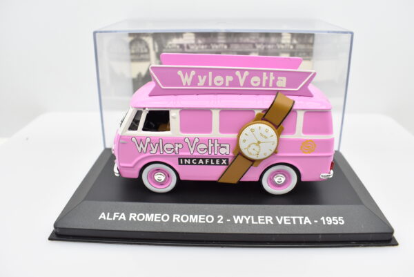 modellini furgone Alfa Romeo 2 veicoli pubblicitari d'epoca scala 1:43 da collezione - Image 2