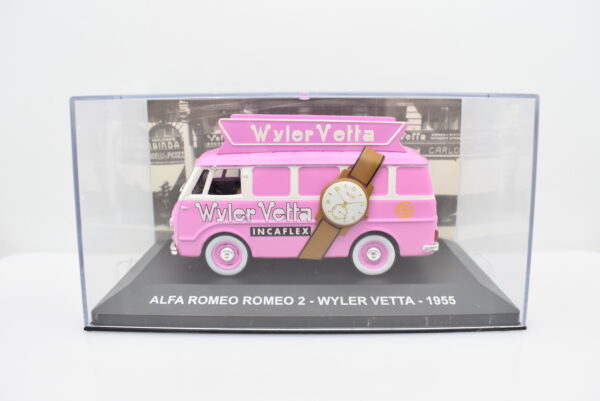 modellini furgone Alfa Romeo 2 veicoli pubblicitari d'epoca scala 1:43 da collezione - Image 7