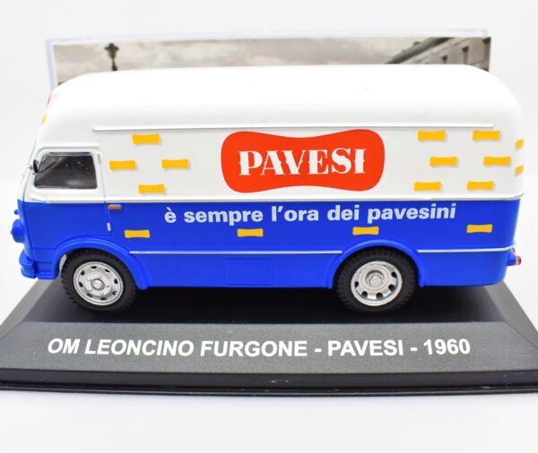 modellini furgone OM Leoncino veicoli pubblicitari d'epoca scala 1:43 da collezione