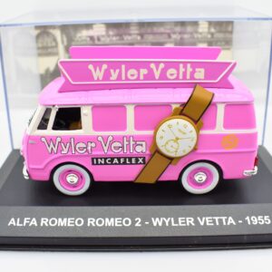 modellini furgone Alfa Romeo 2 veicoli pubblicitari d'epoca scala 1:43 da collezione