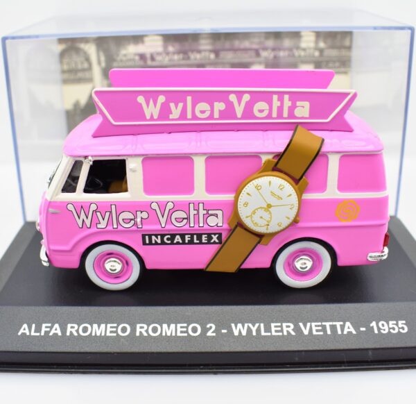 modellini furgone Alfa Romeo 2 veicoli pubblicitari d'epoca scala 1:43 da collezione