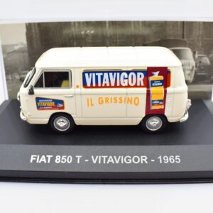 modellini furgone Fiat 850 T veicoli pubblicitari d'epoca scala 1:43 da collezione