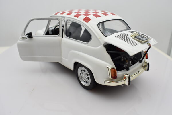 Modellino auto scala 1:18 FIAT 600 ABARTH 850 TC diecast modellismo da collezione - Image 2