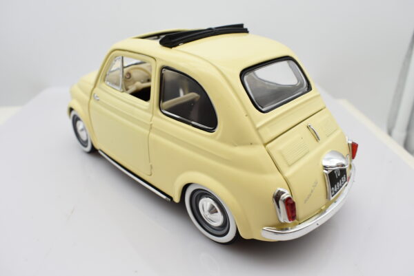 Modellino auto scala 1:16 1:18 FIAT 500 diecast modellismo da collezione - Image 10
