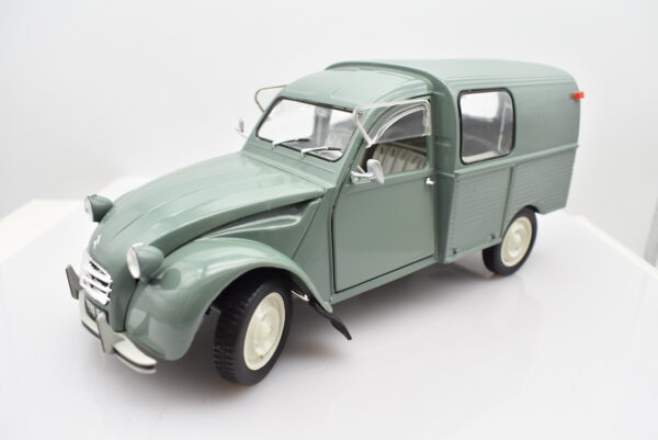 Modellino auto scala 1:18 CITROEN 2 CV CAMIONETTE diecast solido collezione - Image 9