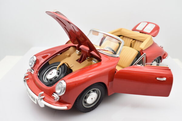 Modellino auto scala 1:18 PORSCHE 356 B diecast modellismo da collezione - Image 2