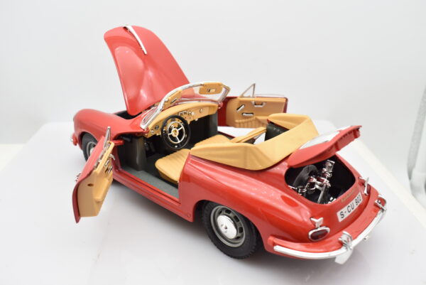 Modellino auto scala 1:18 PORSCHE 356 B diecast modellismo da collezione - Image 3