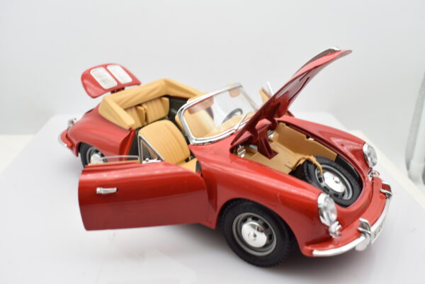 Modellino auto scala 1:18 PORSCHE 356 B diecast modellismo da collezione - Image 4