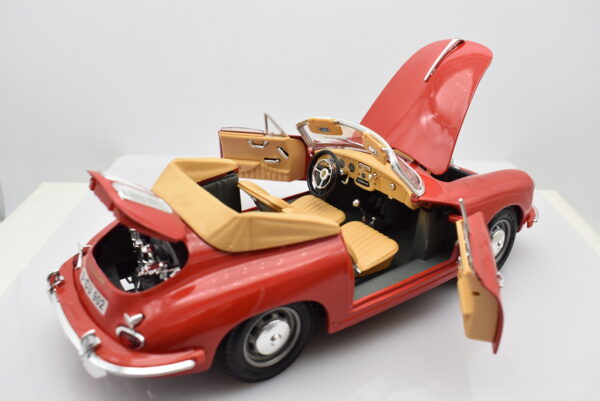 Modellino auto scala 1:18 PORSCHE 356 B diecast modellismo da collezione - Image 5