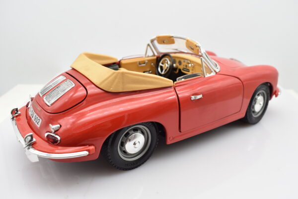 Modellino auto scala 1:18 PORSCHE 356 B diecast modellismo da collezione - Image 6