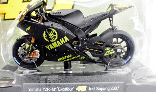Modellini moto Valentino Rossi 1:18 YAMAHA YZR-M1 excalibur gp motor bike