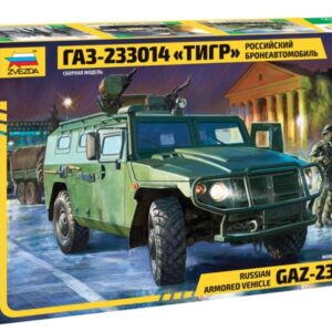 Modellino kit di montaggio carri armati tank Zvezda  RUSSIAN ARMORED VEHICLE GAZ TIGER KIT 1:35