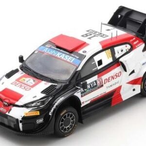 Modellino auto rally scala 1:43 Spark Model TOYOTA YARIS N.18 3rd RALLY SAFARI KENYA 2022 T.KATSUTA-A.JOHNSTON modellismo statico collezione