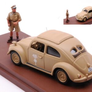 Modellino auto rally scala 1:43 Rio  VW MAGGIOLINO AFRICA KORPS 1941 FIGURE ROMMEL ED.LIM.PCS 100 modellismo statico collezione