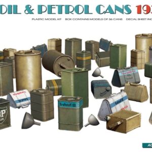 Modellino diorami kit di montaggio Miniart  OIL & PETROL CANS 1930-40s 1:48