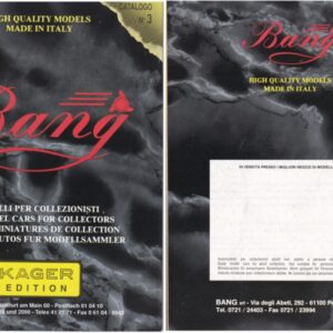 Modellismo book booklet CATALOGO BANG 1993 N.3 PAG.40 FORMATO A5