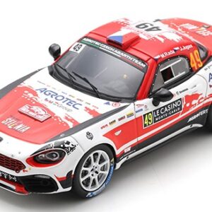 Modellino auto rally scala 1:43 Spark Model ABARTH 124 N.49 MONTE CARLO 2022 M.RADA-J.JUGAS modellismo statico collezione