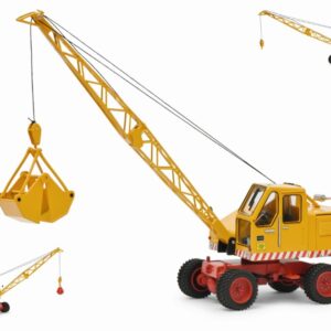Modellino ruspa escavatore Schuco  FUCHS BAGGER 301 1975 GRU CRANE 1:32 diecast modellismo statico