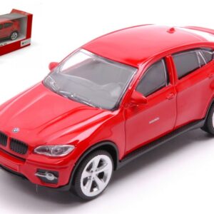 Modellino auto scala 1:43 BMW X6 RED diecast modellismo statico