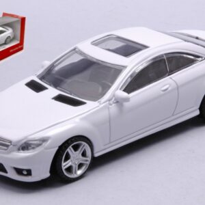 Modellino auto scala 1:43 MERCEDES CL63 AMG WHITE diecast modellismo statico