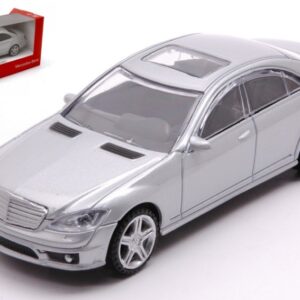 Modellino auto scala 1:43 MERCEDES S63 AMG SILVER modellismo statico